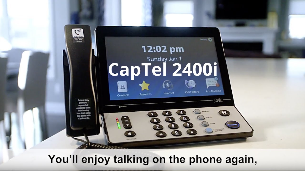 Hamilton CapTel 2400i Captioned Telephone HT758000300 