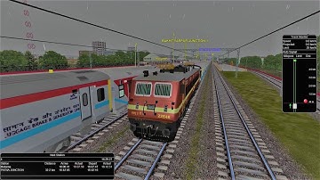 Indian Railway Train Simulator (MSTS) 12331 Himgiri Superfast Express Part 2.