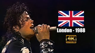 Michael Jackson | Wanna Be Startin Something - Live in Wembley July 16th, 1988 (4K60FPS)