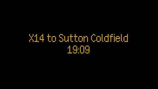 *Falcon style* NXWM NSA - X14 to Sutton Coldfield