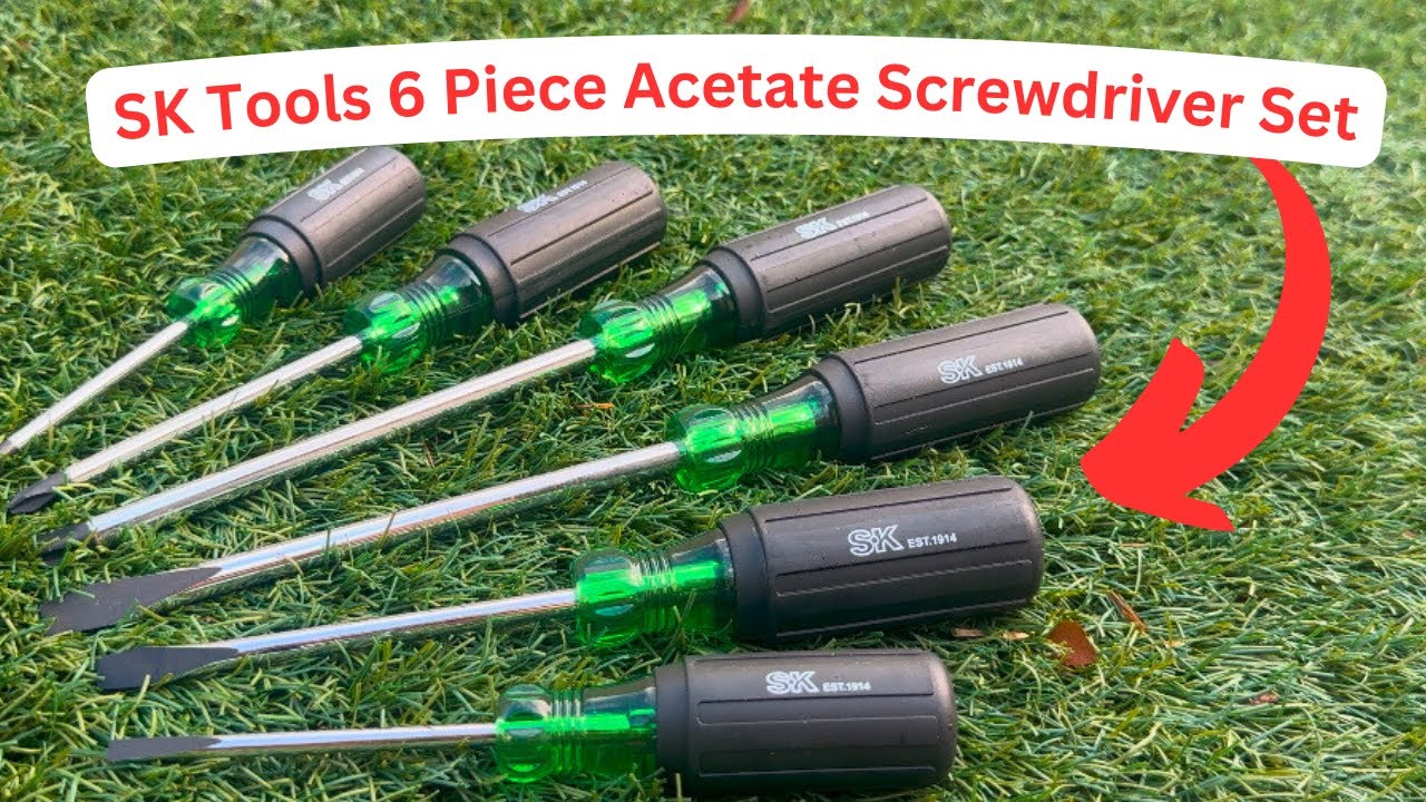 SK 6 Piece Acetate Screwdriver Set - Full Review with Craftsman Comparison | SK Tools and Hand Tool