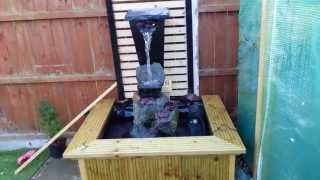DIY My Garden Small Waterfall - first test run