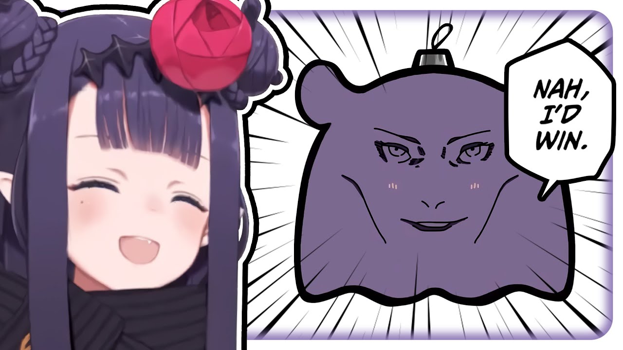 Ina's reaction when she saw the strongest Takodachi 