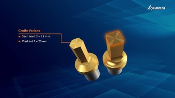 GARANT Tool làm lỗ lục giác, lỗ vuông...by Hoffmann Group