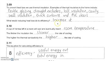 EDEXCEL GCSE PHYSICS - P3 (Conservation of Energy) Video Lesson