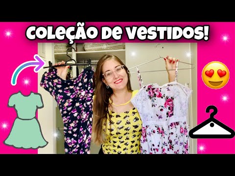TOUR PELOS MEUS VESTIDOS! 👗 | ORGANIZANDO O GUARDA ROUPA | PARTE 2 - 2021 | Bianca Peres