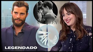 (LEGENDADO)#tb|Jamie Dornan & Dakota Johnson talks about hard scenes + movie message (2015)FSOG ⛓️♠️