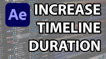 How To Extend The Timeline In After Effects 2025