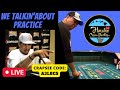 Live Craps Play: Practicing Dice Transitions.  Crapsee Code: A3L8C5