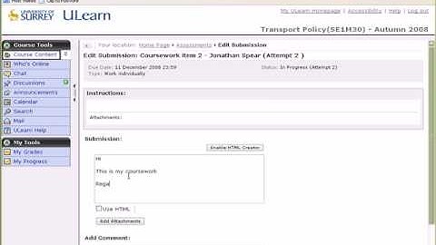Coursework Submission