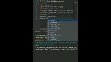Learn Python : Using Mysql Connector