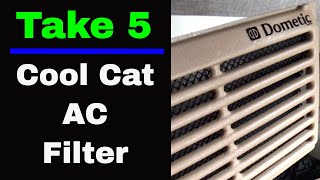 Take 5: Dometic Cool Cat Air Conditioner Filter in a NuCamp TaB 400 Take 5: Dometic Cool Cat Air Conditioner Filter in a NuCamp TaB 400