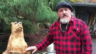 Beginners How to: Chainsaw Carve Fur Texture on Wooden Bear Feet-BillyDillardArt MORE INFO HERE ▽▽ Website - http://www.enchantedfairyhouse.com Facebook - https://www.facebook.com/BillyDillardArt