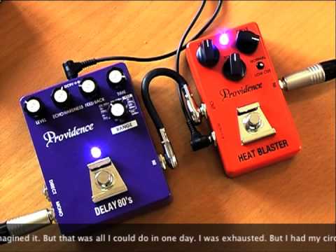 Providence Effectors: HEAT BLASTER HBL-2 Distortion (with DLY-83) - YouTube