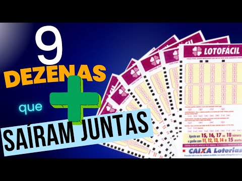 As 9 dezenas que mais saíram juntas na lotofácil em 2022