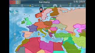 Playing dummy nation as Germany (with max everything)