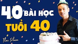 40 BÀI HỌC TÔI ƯỚC MÌNH BIẾT TỪ NĂM 20-30 TUỔI