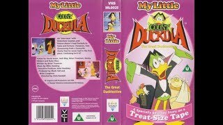 My Little Count Duckula The Great Ducktective vhs