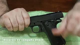 Taller Armer0. Desarme campaña #1911.