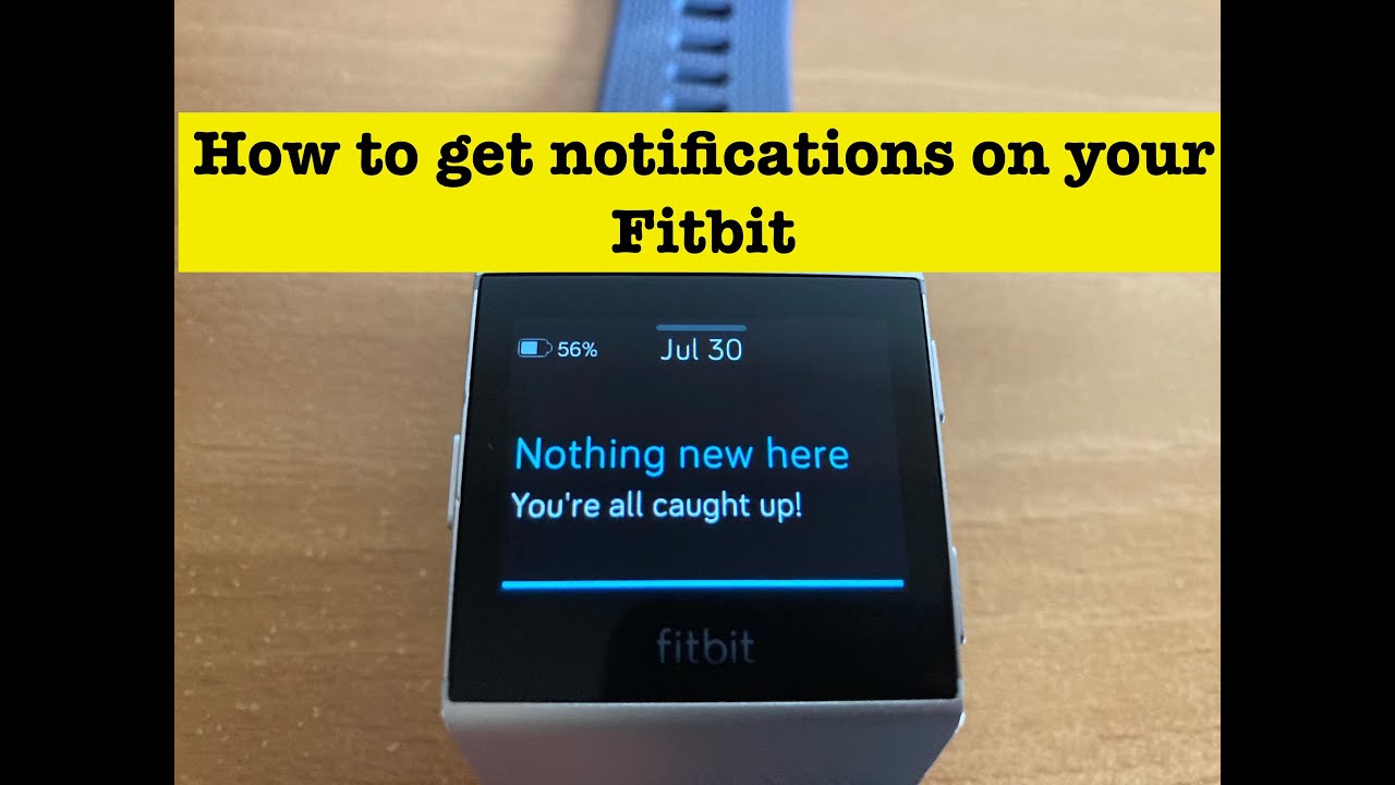 How to get notifications on your Fitbit