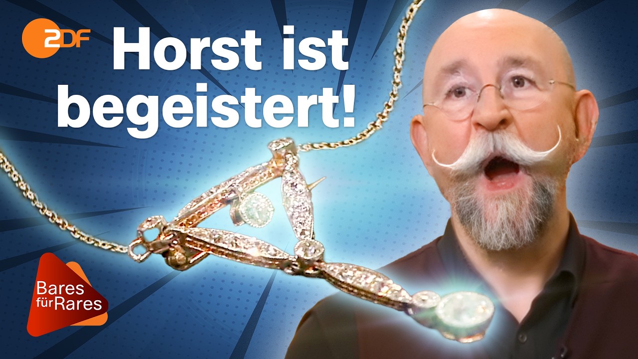 Freudentanz inklusive: Diamantcollier mit Broschenanhänger brilliert bei Expertise | Bares für Rares