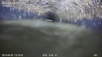 Easy Sight X5-HMA inspection video for pipe DN200