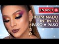 ▶️ EN VIVO MAQUILLAJE DIFUMINADO INFINITO PASO A PASO