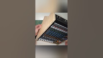 DIY- Buidling a wood mixer stand - #synth #dawless #diy #tascam #shorts