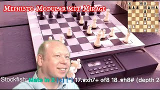 Mephisto Modular schaakbord  met Mirage computer module