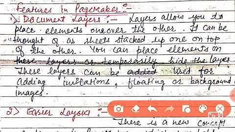 Feature,components,document setup in pagemaker(unit3 10+1)
