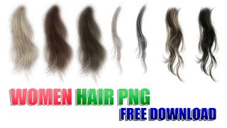 Women hair png psd free download screenshot 2