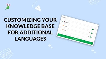 Customizing your Knowledge base for additional languages