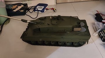 TAMIYA 1/16 LEOPARD 2A6 function test