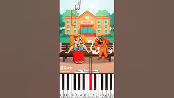 Shadow Game | Poppy Playtime 3 (@CrazyToons-Animated) - Octave Piano Tutorial