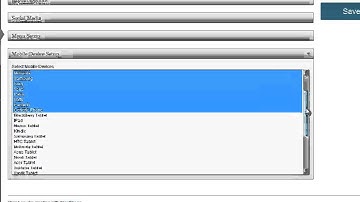 WP Local Mobile Plugin - Settings Mobile Device