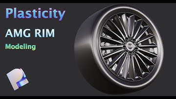 Plasticity 3D | Car Rim Modeling in Plasticity | Mercedes Benz AMG Rim