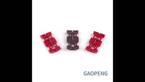 Double Buckle Quick Splice Connector Self-stripping