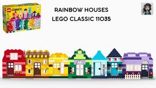 RAINBOW HOUSES Lego classic 11035 ideas How to build easy