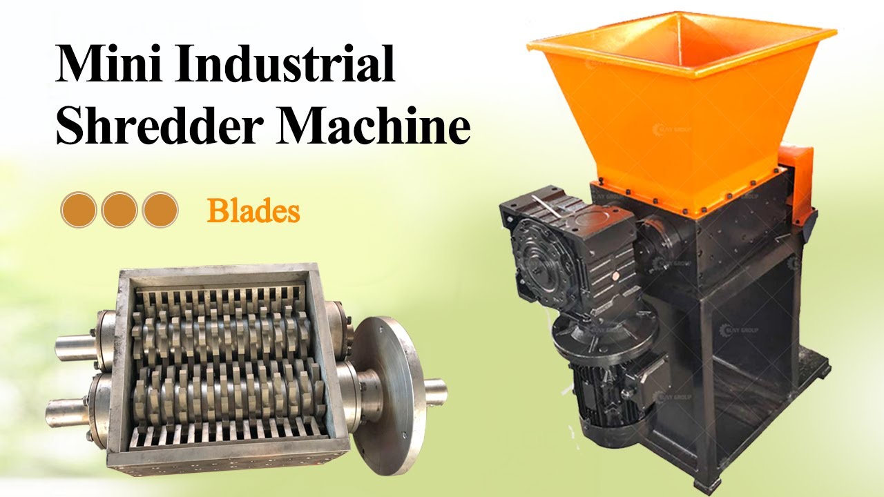 Mini Plastic Crusher Machine  Small Industrial Shredder 50-150kg/hr 