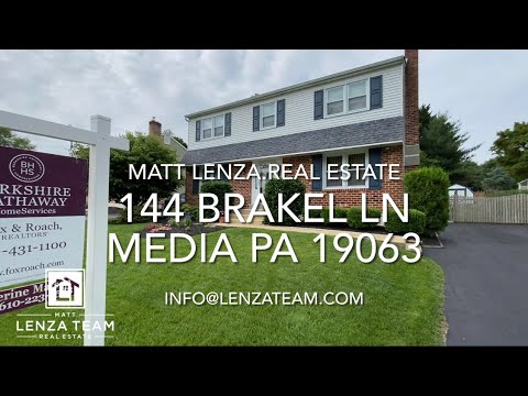 144 Brakel Ln, Media, PA home video tour