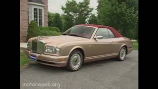 MW 2000 First Drive The Rolls Royce Corniche Convertible | Retro Review