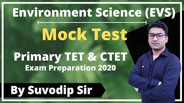 EVS Mock Test | Primary TET & CTET Exam Preparation 2020 | Bong Education