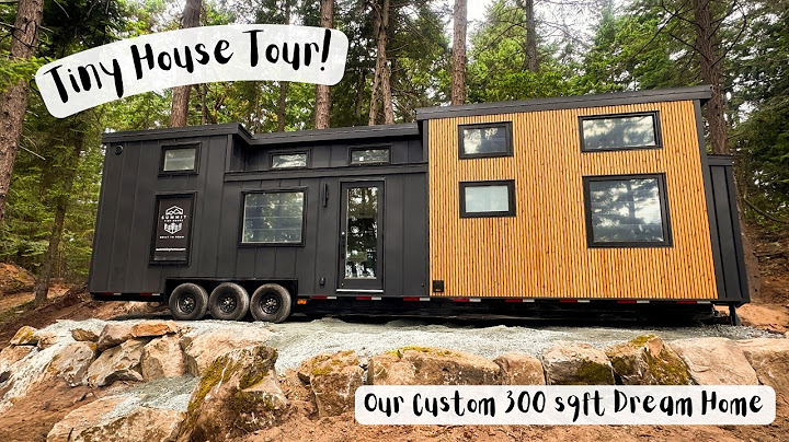 Inside Our Custom 300 Sqft Luxury Tiny House on Wheels! (Empty Home Tour)