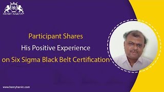 Certified Six Sigma Black Belt Certification Course Review By Hemsom | @HenryHarvinSixSigma