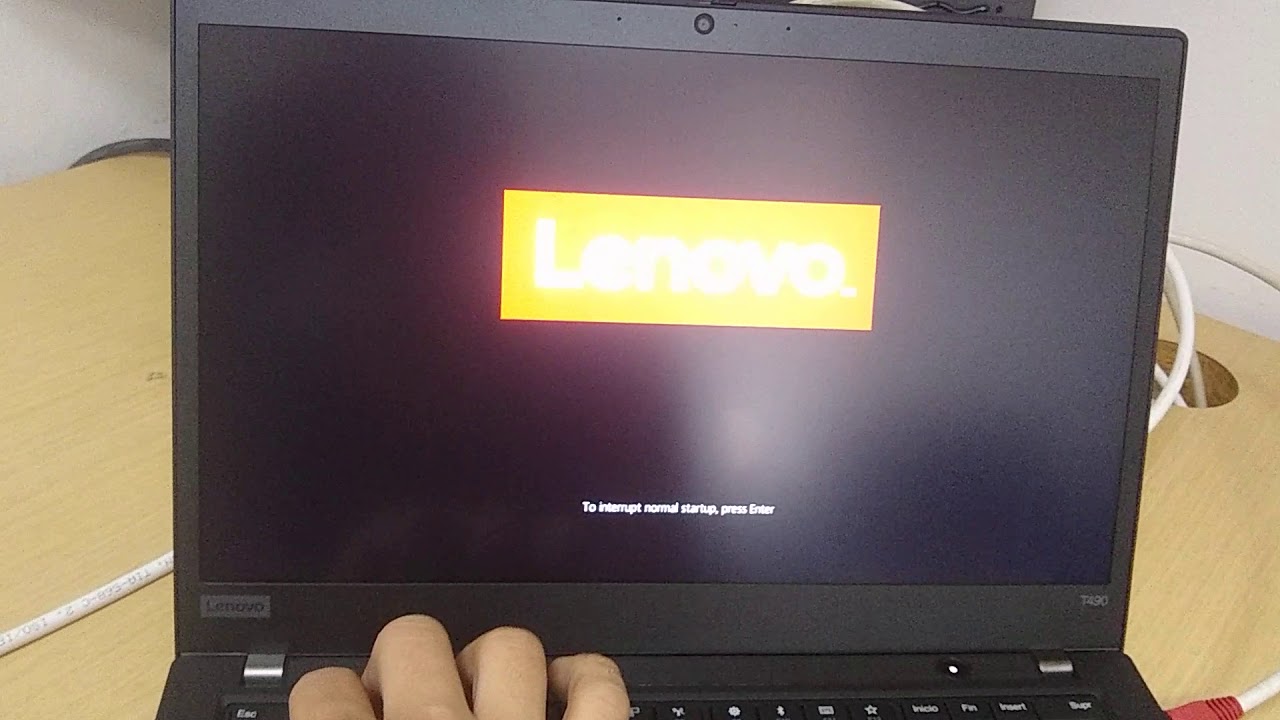 kun indre shuffle Arrancar con USB Lenovo T490/ How boot with USB - YouTube