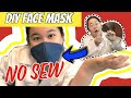 How to Make a Kids Face Mask with a Filter Pocket  | 【DIY Face Mask No Sewing Machine】