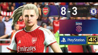 Arsenal vs Chelsea ◆HIGHLIGHTS ◆FA Women's League Cup Final  23/24 #ps5の