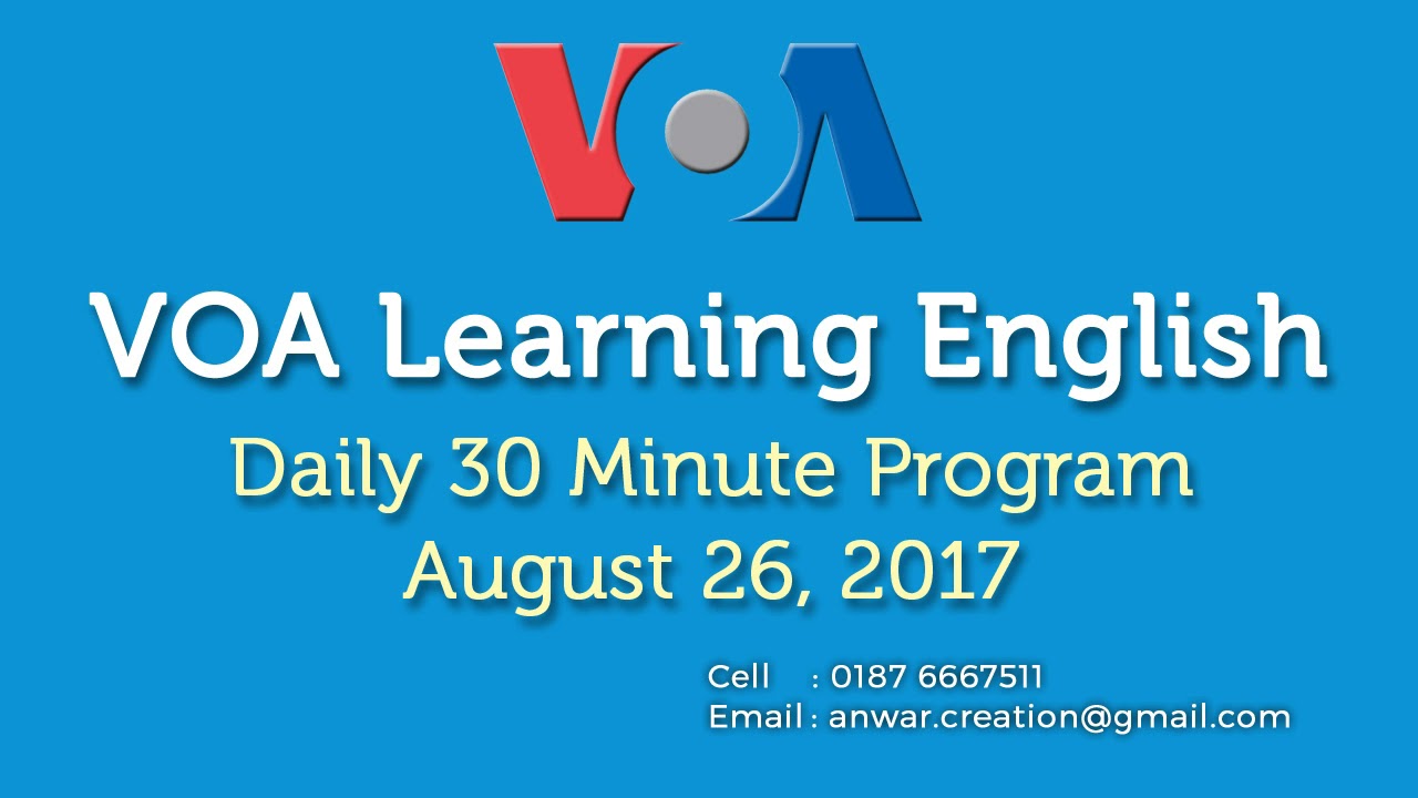 6 minutes learning english. Voa learning english. voa special english.