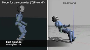 Trial-and-Error Learning of Repulsors for Humanoid QP-based Whole-Body Control