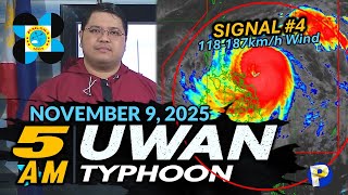 Download Lagu Inaasahang Maging Super Typhoon Ngayong Umaga si Bagyong UWAN Habang Patuloy ang Paglakas MP3